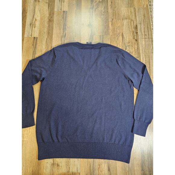 Ralph Lauren Sport Men's Cotton Sweater Size XL Vintage Preppy V-Neck - Picture 6 of 7